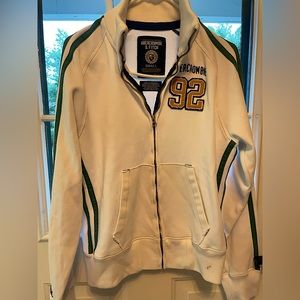 Abercrombie & Fitch white Sports Jacket